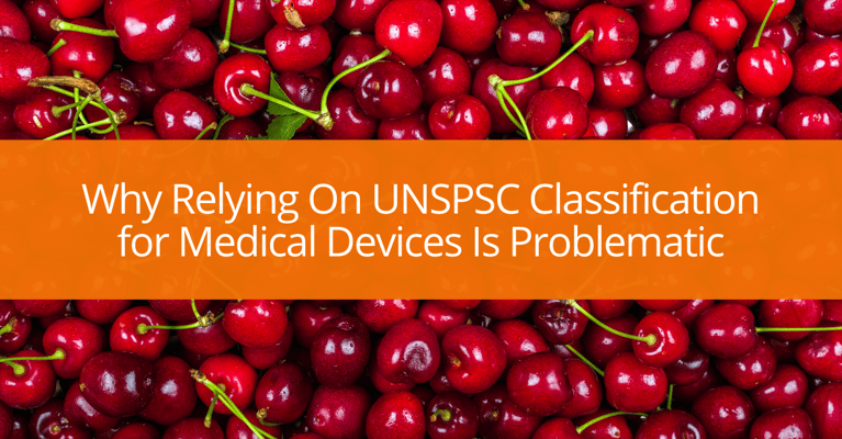 Why Relying On UNSPSC Classification for Medical Devices Is Problematic